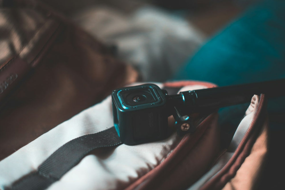 Black USB webcam